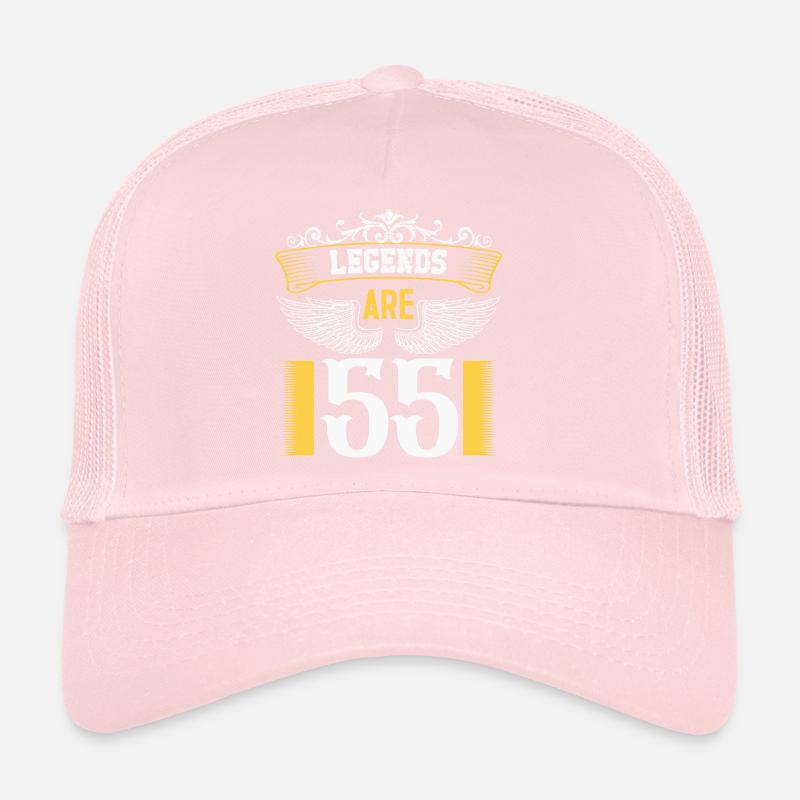 Les légendes ont 55 ans, 55 ans d’anniversaire Casquette trucker 