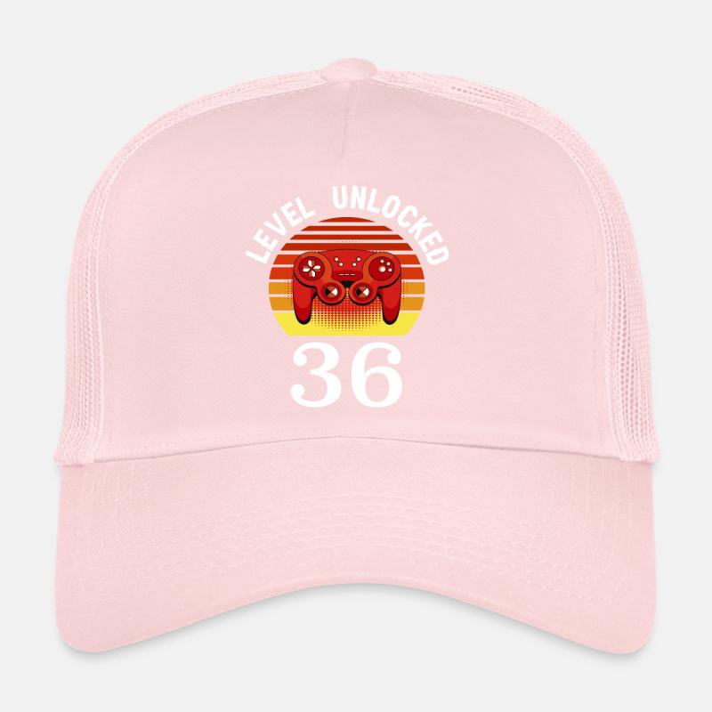 Level 36 unlocked 36 Birthday 36 years old Trucker Cap
