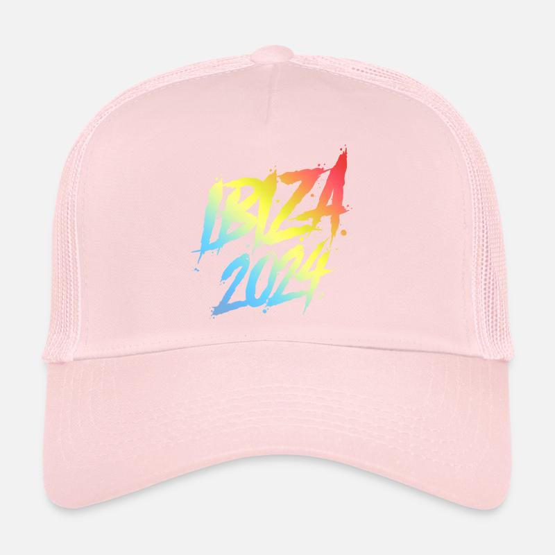 Ibiza 2024 Bunt Urlaub Team Trucker Cap