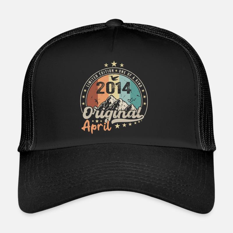 2014 April 2014 Jubiläum April 2014 April - Trucker Cap - Schwarz/Schwarz