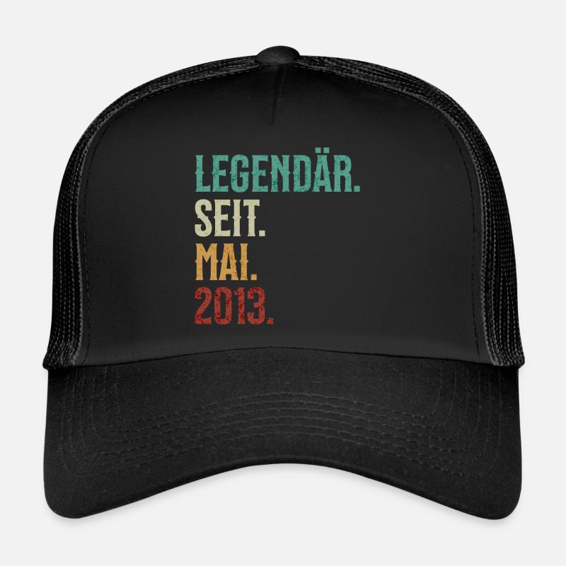 Legendär. Seit. Mai. 2013. Retro Birthday Trucker Cap