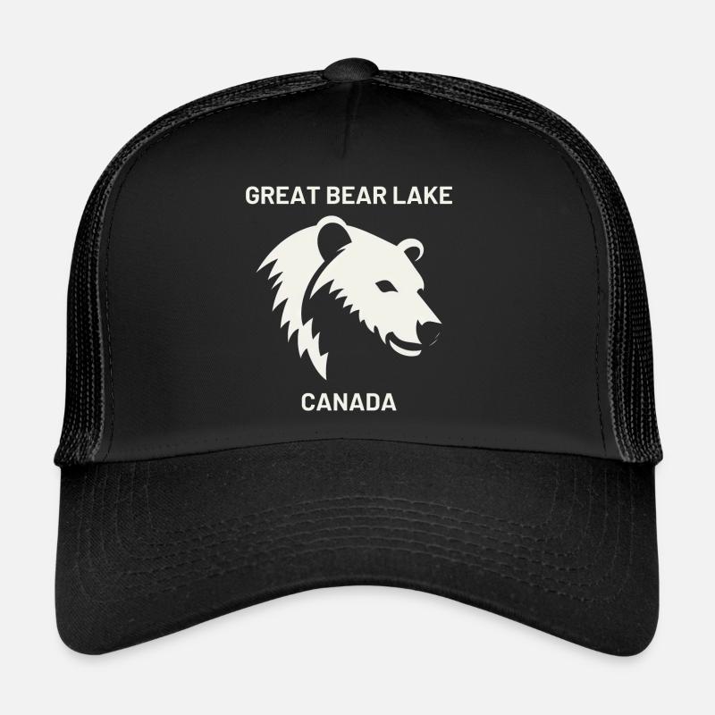 Great Bear Lake Silhouette Design - Vacation in Trucker Cap