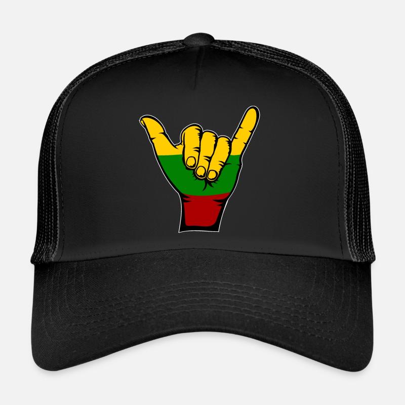 Lithuania Flag Surfing Icon Trucker Cap