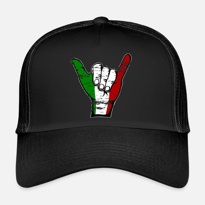 Italien Flagge Surfing Symbol used Trucker Cap
