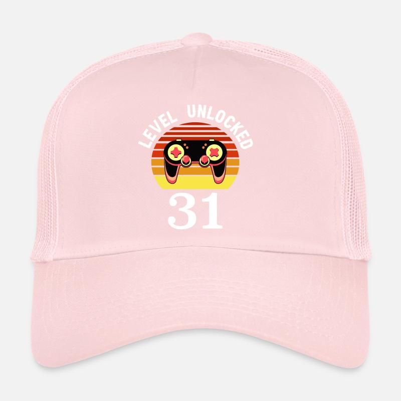 Niveau 31 débloqué 31 Anniversaire 31 ans Casquette trucker 