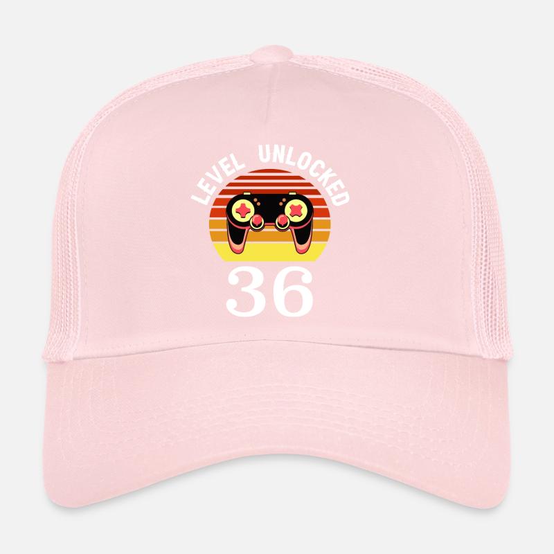 Level 36 unlocked 36 Geburtstag 36 Jahre alt Trucker Cap