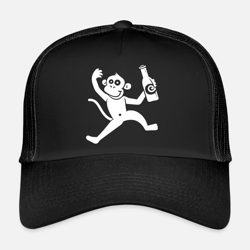 Affe Bier Lustig Junggesellenabschied Trucker Cap