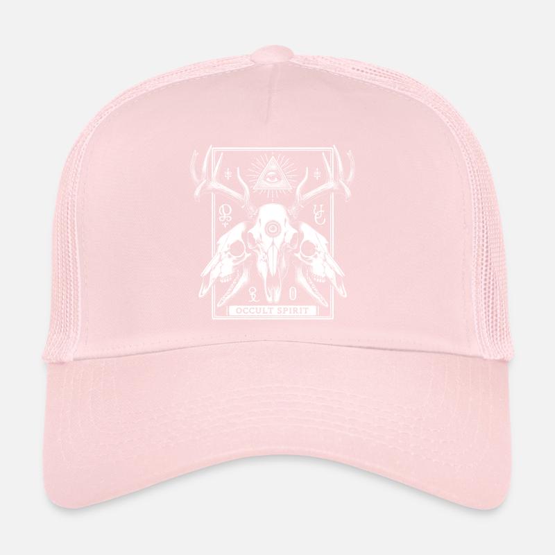 Okkulter Geist Hirsch Schädel Trucker Cap