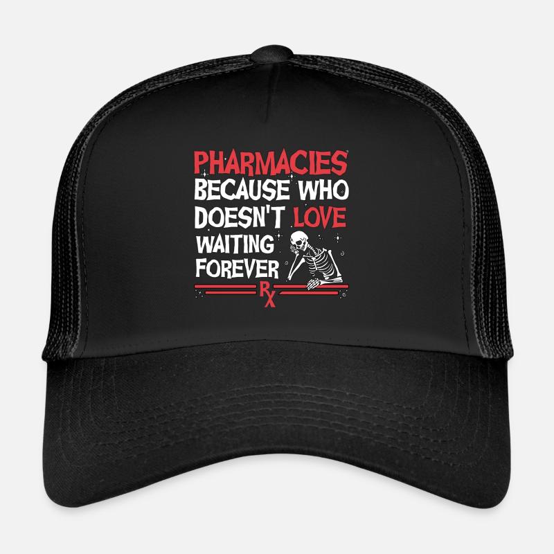 Pharmacie Halloween Casquette trucker 