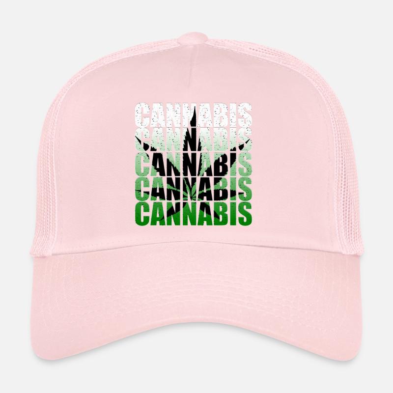 Cannabis Blatt Trucker Cap
