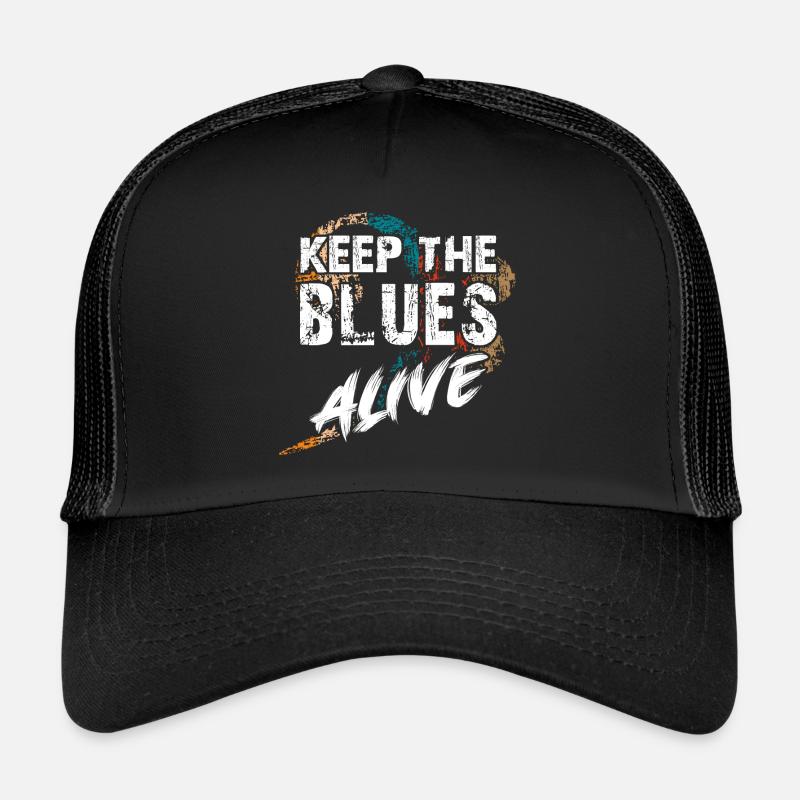 Der Blues lebt Keep the Blues alive Trucker Cap