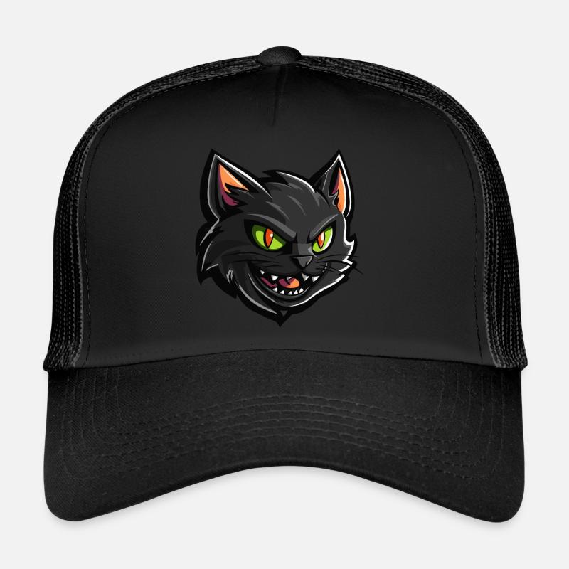 Halloween Chat Chat Casquette trucker 