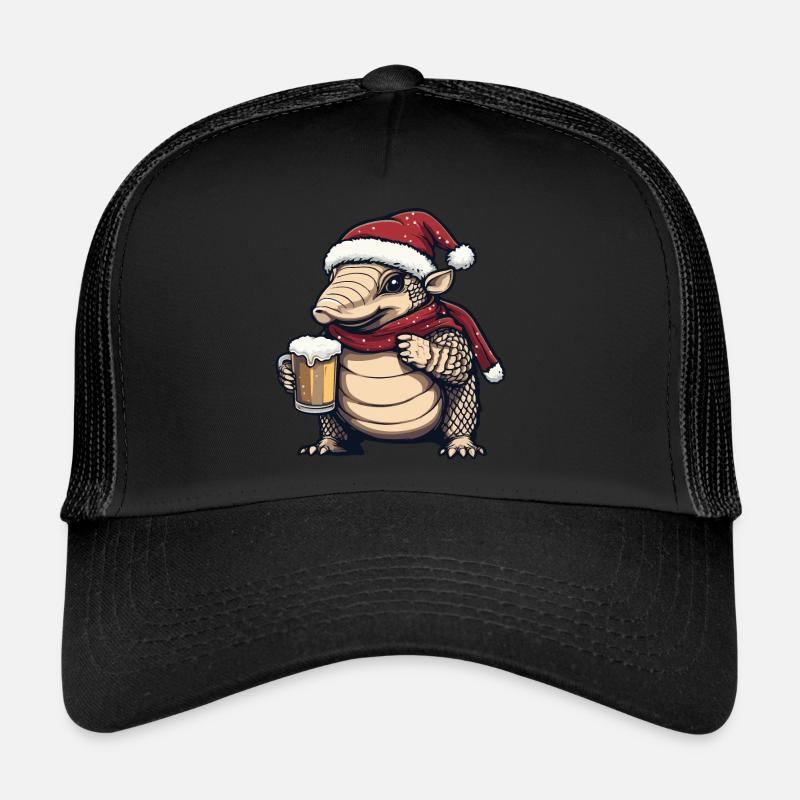 Gürteltier Weihnachten Bier Trucker Cap