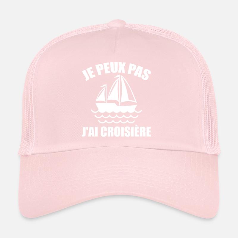 Je peux pas j'ai croisiere Casquette trucker 