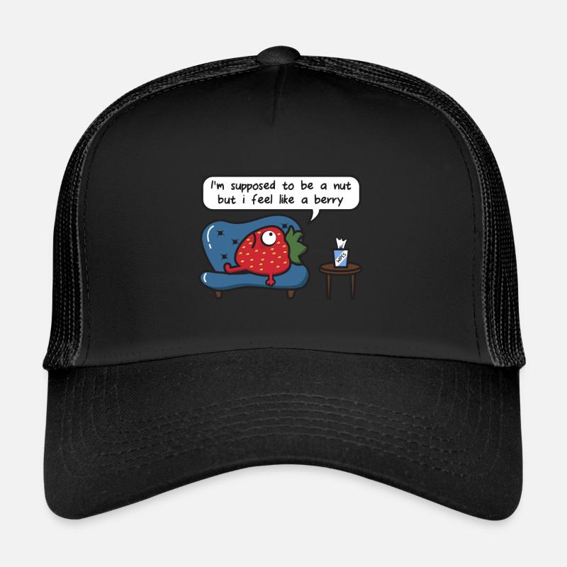 Strawberry Supposed Nut Fruit Feeling Therapy Sofa Trucker Cap