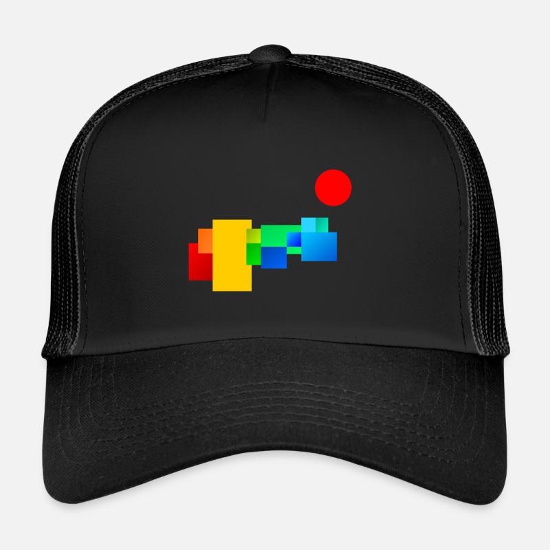 Art abstrait Casquette trucker 