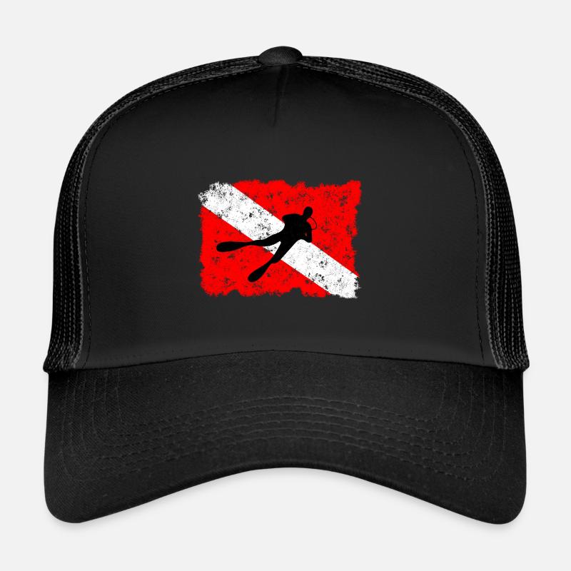 Taucherflagge Trucker Cap