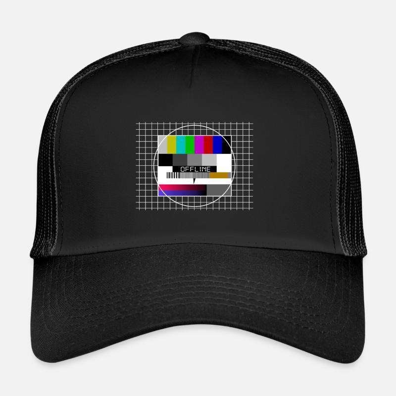 offline, internet, Testbild, tv Trucker Cap