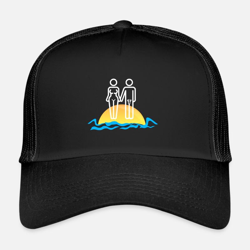 vacation - Trucker Cap - black/black