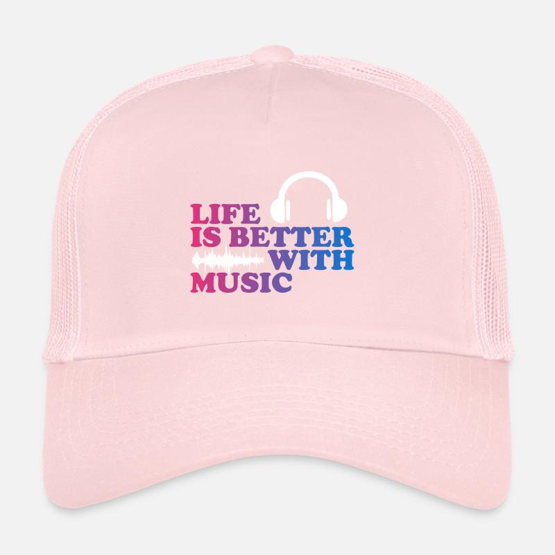 La musique aide Casquette trucker 