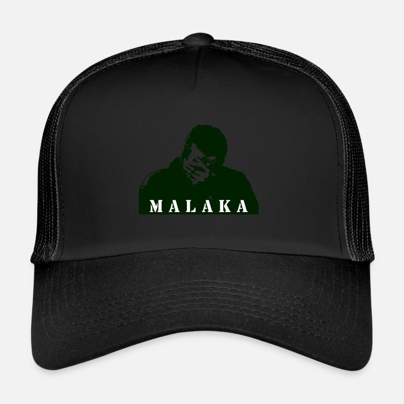 Malaka - Trucker Cap - Schwarz/Schwarz