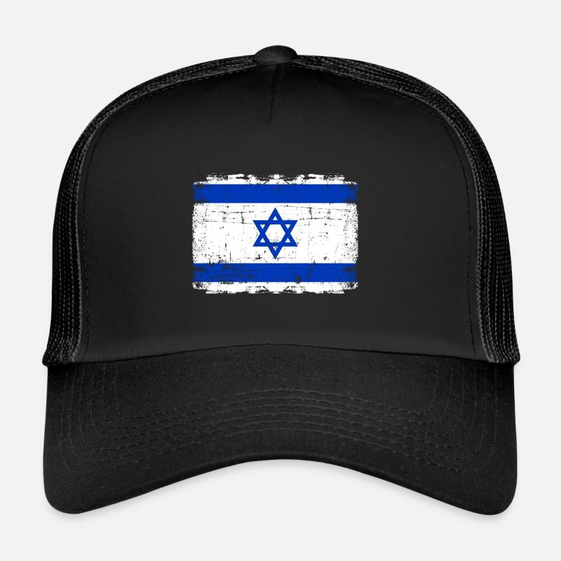 Israel - Trucker Cap - Schwarz/Schwarz