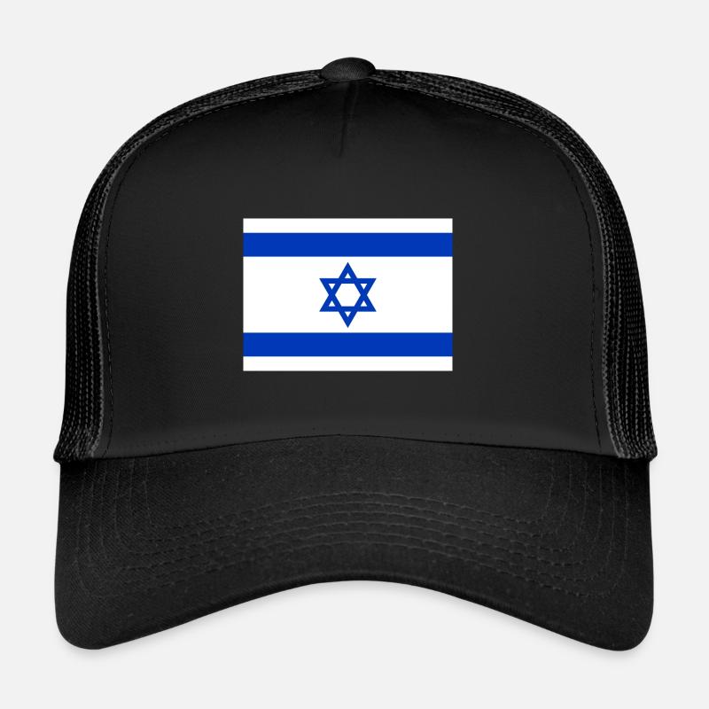Israel - Trucker Cap - Schwarz/Schwarz