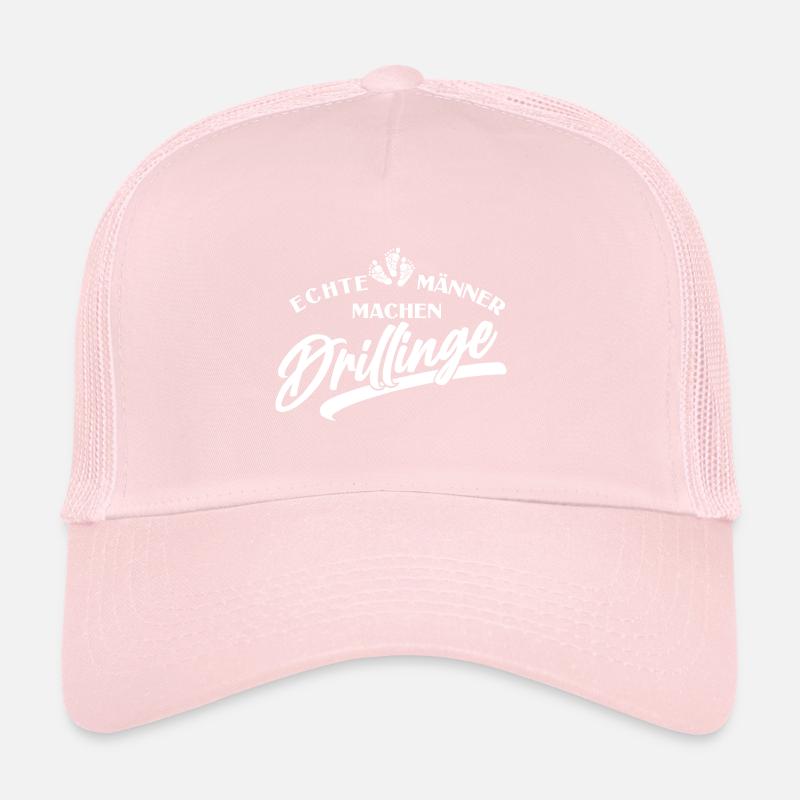 Echte Männer machen Drillinge Schwangerschaft Baby Trucker Cap