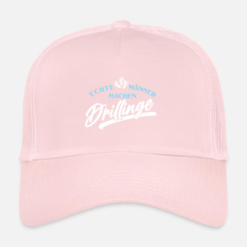 Echte Männer machen Drillinge Schwangerschaft Baby Trucker Cap