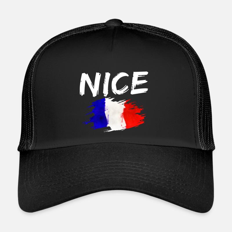 Nice France Drapeau Nice Casquette trucker 
