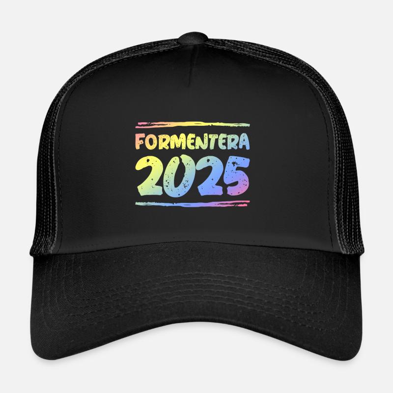 Formentera 2025 Multicoloured Trucker Cap