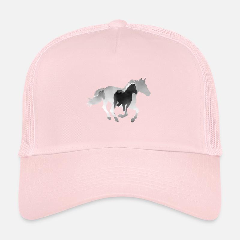 Cheval au galop Casquette trucker 