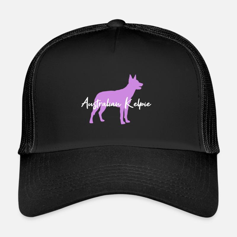 Australian Kelpie - Casquette trucker  - noir/noir