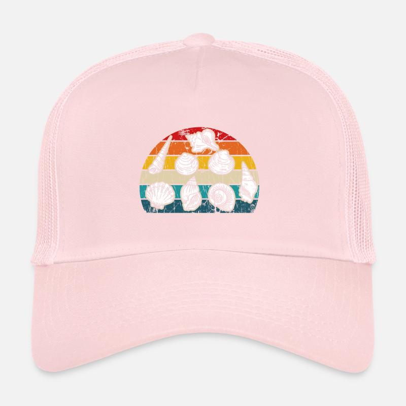 Vintage Retro Seashells Trucker Cap