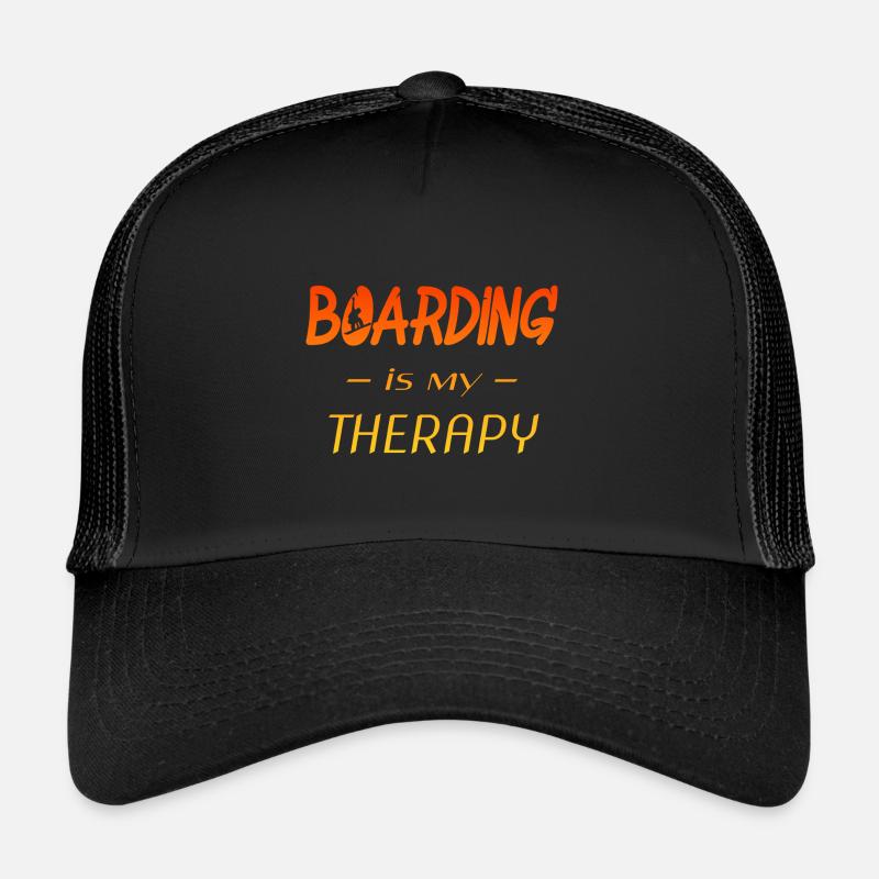 boarding - Trucker Cap - Schwarz/Schwarz