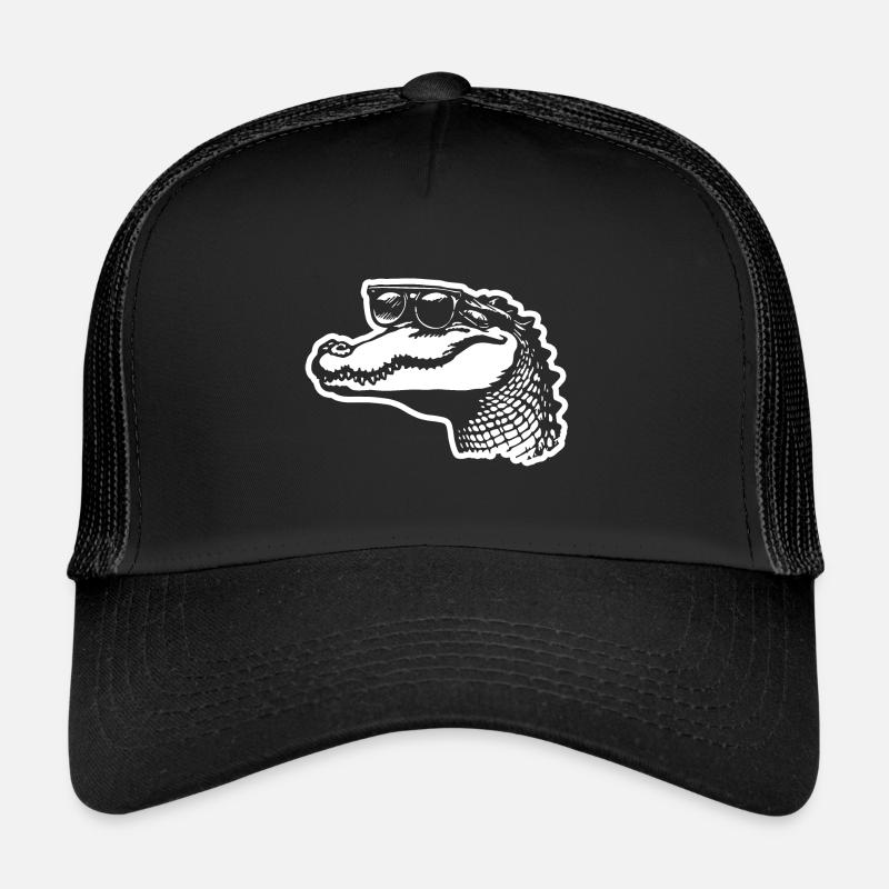 Crocodile Alligator Casquette trucker 