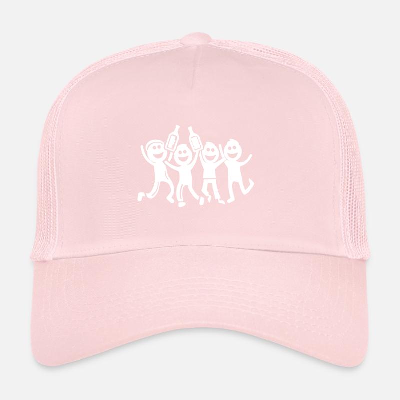 Fête Bachelor Stick Figure Casquette trucker 