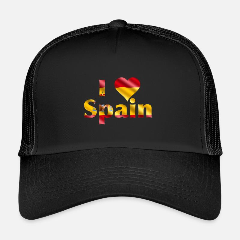 I love Spain - Trucker Cap - black/black