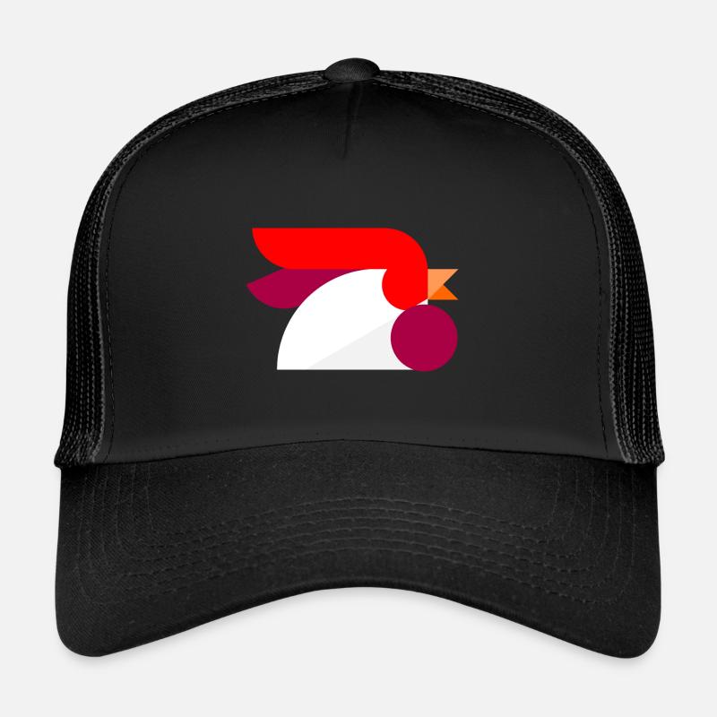 Hahn Logo - Trucker Cap - Schwarz/Schwarz