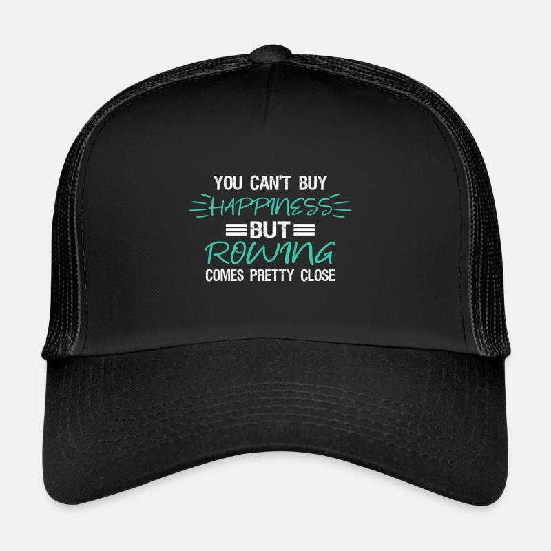 Rudern - Trucker Cap - Schwarz/Schwarz