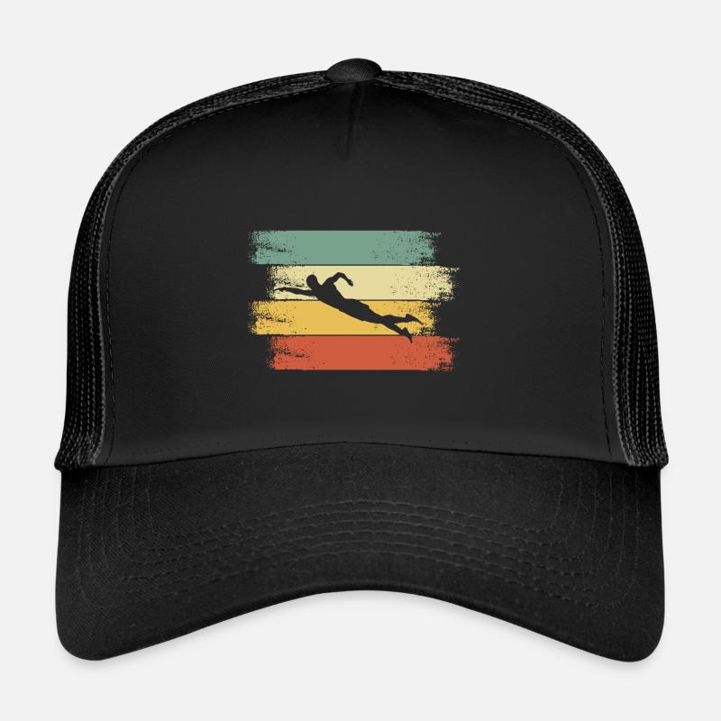 Les nageurs nagent les sauveteurs Casquette trucker 