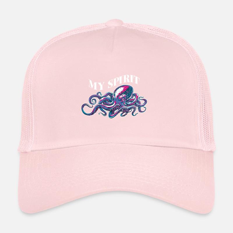 Pieuvres kalmar des octopodes des eaux profondes Casquette trucker 