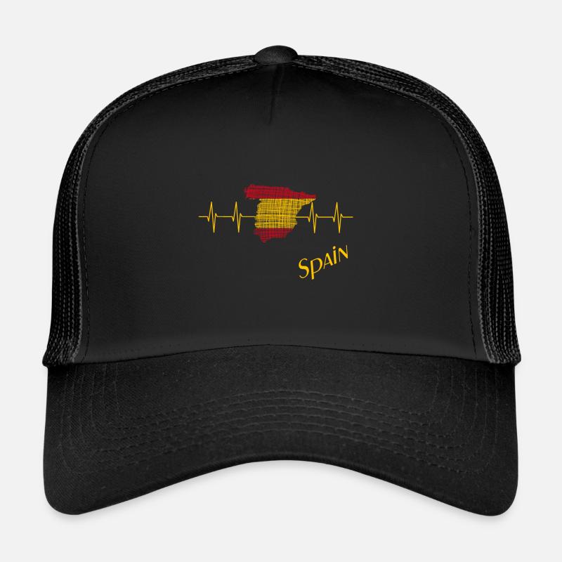 Spain, Spanien, Herzschlag Trucker Cap