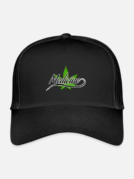 Hanf - Trucker Cap - Schwarz/Schwarz