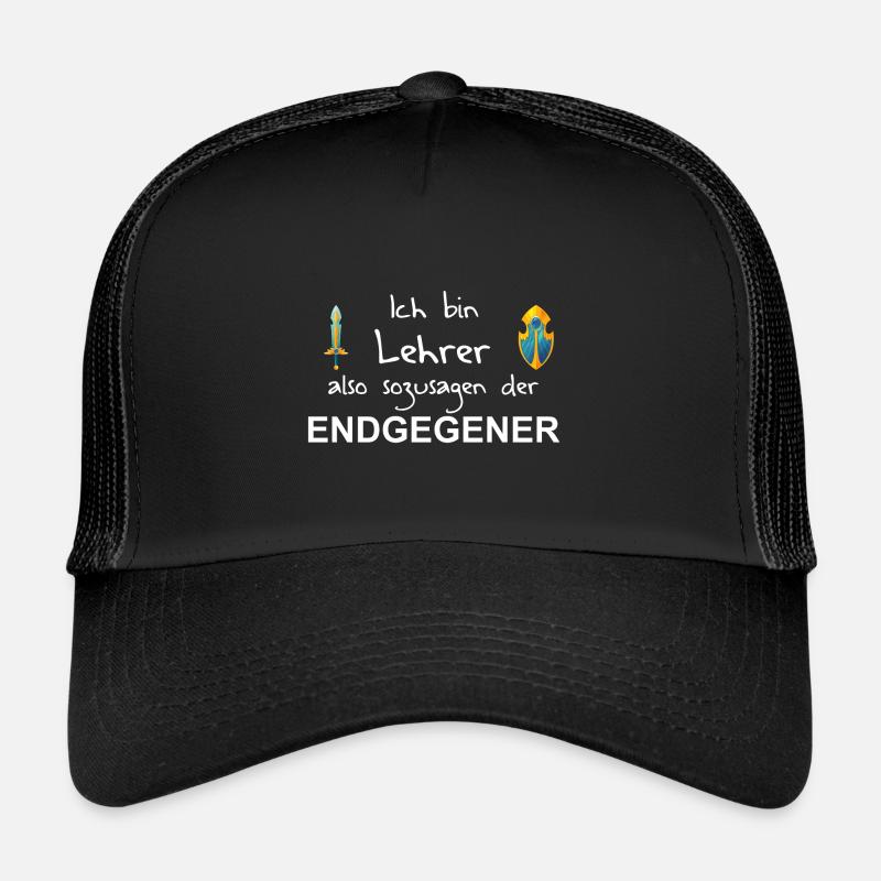 Chef final enseignant - idée cadeau Casquette trucker 