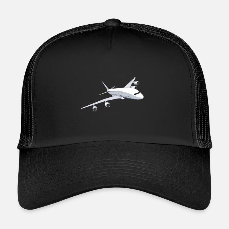 Avion Avion de passagers Avion à réaction Casquette trucker 