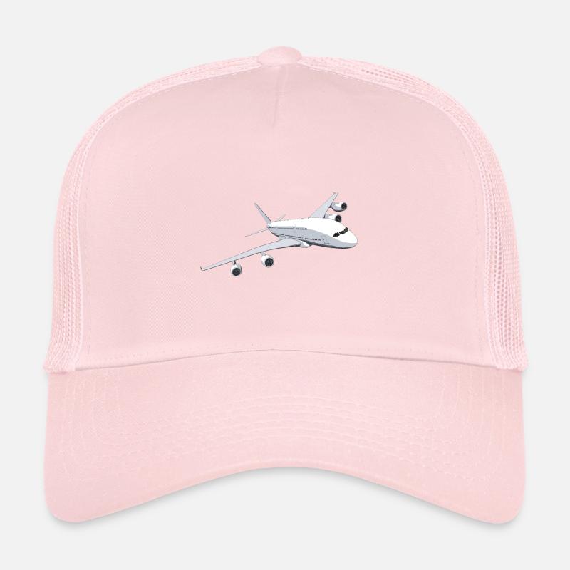 Airplane Passenger Plane Jet Plane Trucker Cap