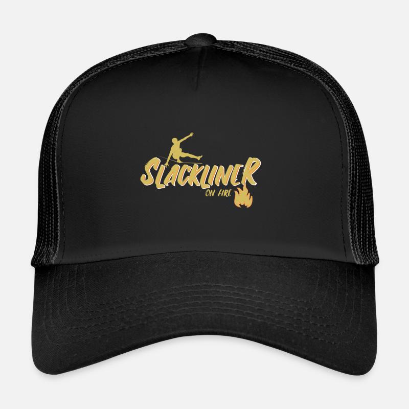 Slackline - Trucker Cap - Schwarz/Schwarz