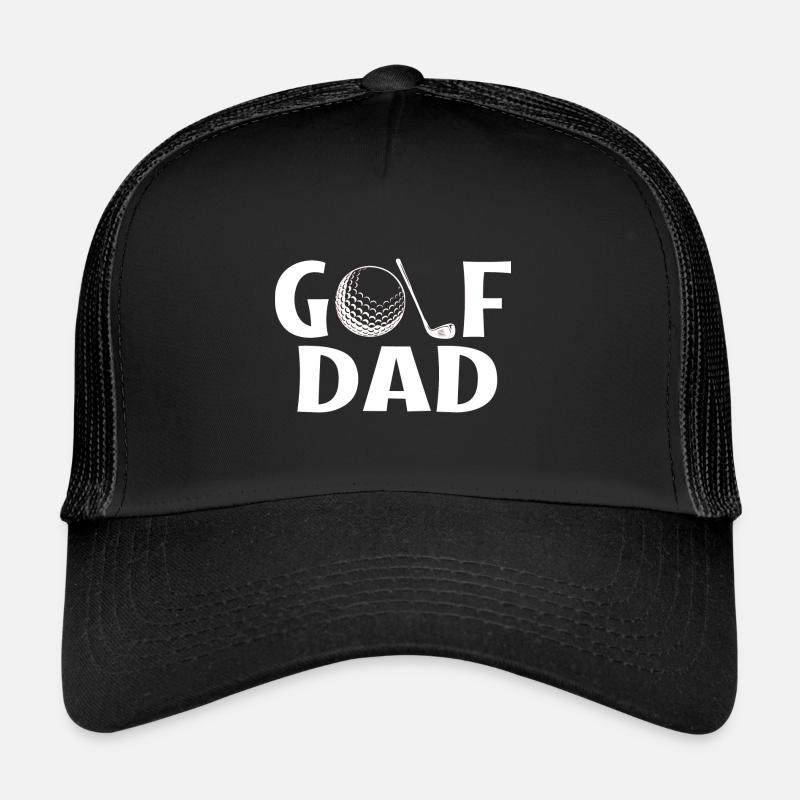 Golf Papa Golfeurs Golf Golfeurs Golf - Casquette trucker  - noir/noir