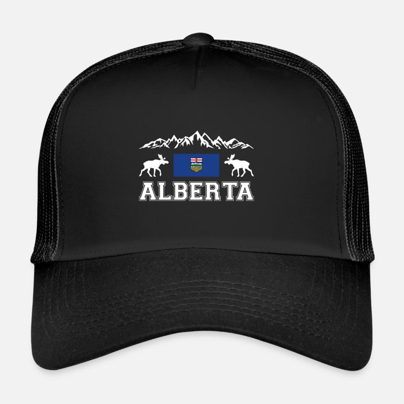Alberta - Trucker Cap - Schwarz/Schwarz